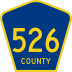 County Route 526 marker