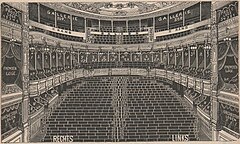 Deutsches Theater Innenansicht mit Bestuhlung (1912)