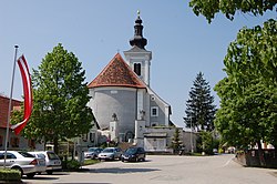 Main square with church