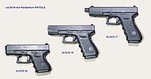 Glock handguns used by the GIGN