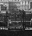 A closer view of the gates which were the entrance to the south garden