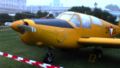 Ein Saab Safir Schulungsflugzeug