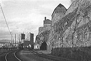 Oslo Port Line at Akershus Fortress Credit: Anders Beer Wilse (1935)