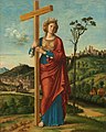Image 20Empress Saint Helena of Constantinople carrying the One True Cross laying the grounds for the gardens using the sacred soil from Mount Calvary. (from Gardens of Vatican City)