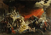The Last Day of Pompeii by Karl Bryullov (1833)