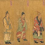 Envoys of the three kingdoms of Korea (Silla, Baekje, Goguryeo)