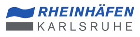 Logo des Rheinhäfen Karlsruhe