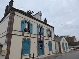 The town hall in Amilly