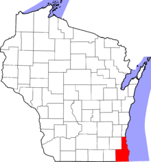 Area of Wisconsin served by Three Harbors Council