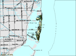 U.S. Census Bureau map showing Miami Beach's city limits