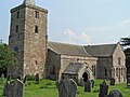 Image 77St Laurence's Church, Morland : with "the only tower of Anglo-Saxon character in the NW counties", according to Pevsner. Tower possibly built by order of Siward, Earl of Northumbria, sometime between 1042 and 1055; nave possibly later (1120) (from History of Cumbria)
