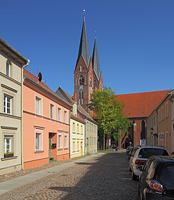 Street with Holy Trinity Church