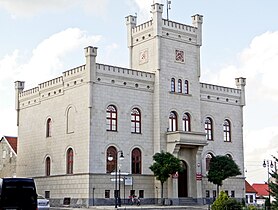 Rathausgebäude in Pasym (Passenheim, Ostpreußen)