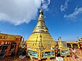 Zinkyaik Pagoda, An ancient Mon-style Stupa on the top of Zinkyaik Mountain, Mon State, Myanmar
