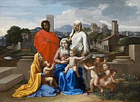Nicolas Poussin, The Holy Family (Sainte Famille), c 1649