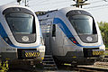 Commuter trains waiting for next assignment in Märsta