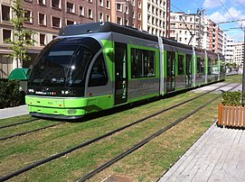 CAF Tram in Vitoria-Gasteiz (Euskotren Tranbia)