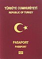 Passport of Turkey (Pasaport) issued until 1 April 2018