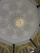 The interior dome of the mosque