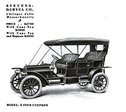 1909 Stevens-Duryea Model X Touring Car