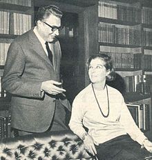 Luigi Silori with Italian actress Elsa De Giorgi