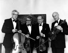 Brainin with the Amadeus Quartet