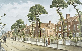 Bath Road looking east by Berry F. Berry, 1882
