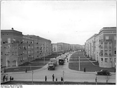 Gründungsstadt der DDR: Eisenhüttenstadt (Foto 1956)