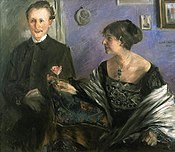 Portrait of the writer Georg Hirschfeld and his wife Ella, Lovis Corinth