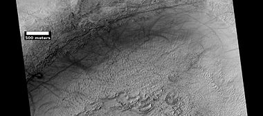 Dust devil tracks as seen by HiRISE under HiWish program