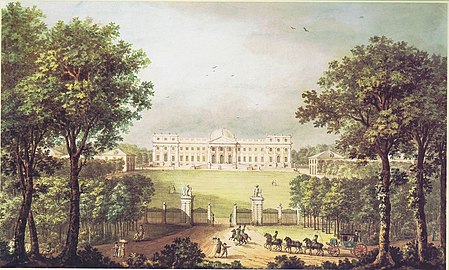The Palace of Schonenberg in the 18th century