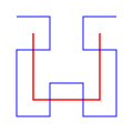 Hilbert curves, first and second orders