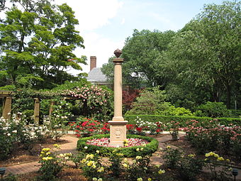 Post's Grave in the Rose Garden