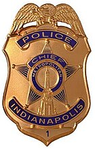 Badge of Indianapolis Metropolitan Police Department