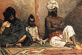 Arabes assis (1877) Dahesh Museum of Art