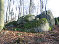 The rocks at the Juhöhe are supposed to be the petrified dogheads of the Rodensteiner cry of hounds