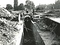 Gewölbe-Rekonstruktion in der Nachkriegszeit (undatiertes Archivfoto)