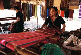 Traditional Karen weaving, 2006