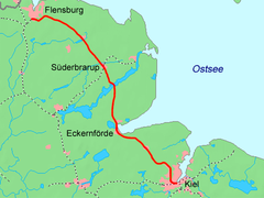The Kiel–Flensburg railway