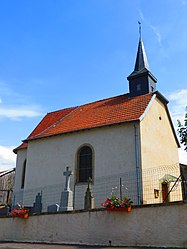 The church in Laneuveville-lès-Lorquin