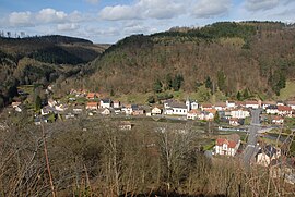 A general view of Lutzelbourg