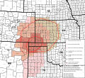 Area affected by 1930s Dust Bowl