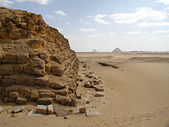 Die Nordwest-Ecke der Mastaba