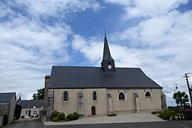 The church in Baigneaux