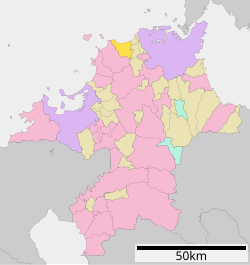 Location of Okagaki