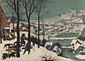 Pieter Bruegel der Ältere: Die Jäger im Schnee, 1565