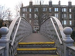 The old station footbridge