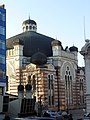 Die Synagoge in Sofia, ein eindrucksvoller orientalisierender Sakralbau, erbaut 1909.