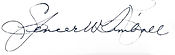 Signature of Spencer W. Kimball