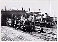 Steam locomotives at the depot of Alkmaar. (23-06-1935)